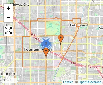 Area schools map